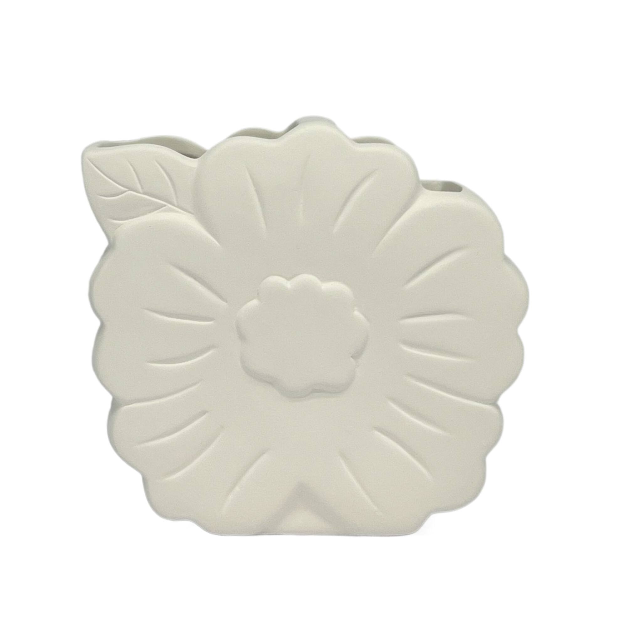 6.5" C'est la Vie DIY Ceramic Flower Vase by Make Market®